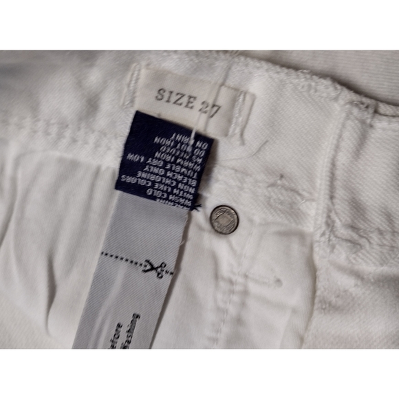 Madewell ankle zip crop white jeans size 27 - Picture 13 of 16